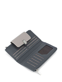 Lino Perros Women Textured Buckle Detail Two Fold Wallet