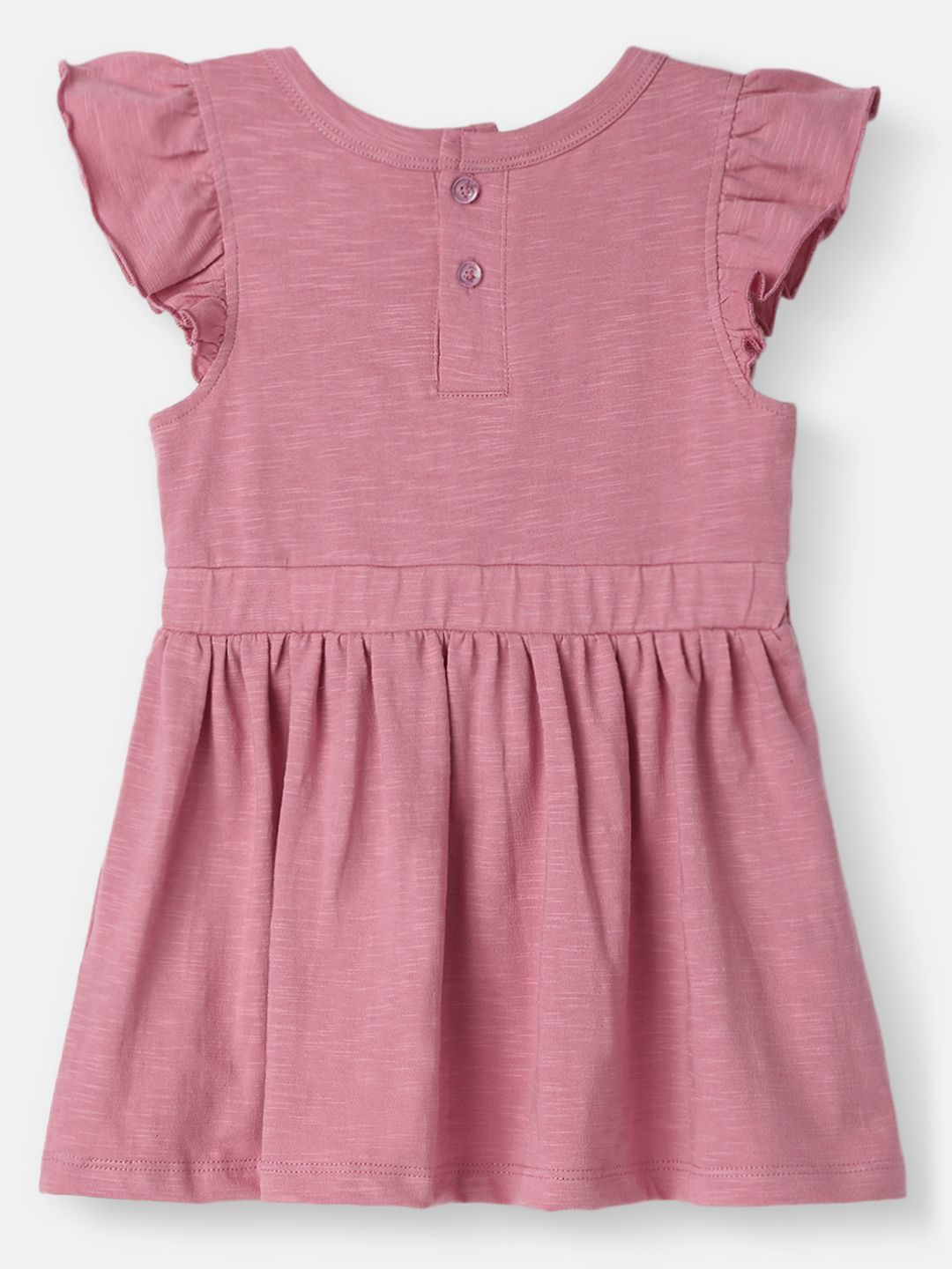 Nauti Nati Girls Print Fit & Flare Dress with Sling Bag
