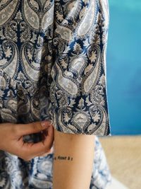 SANSKRUTIHOMES Women Ethnic Motifs Printed Pure Cotton Top