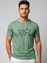 ADRO Men Printed T-shirt