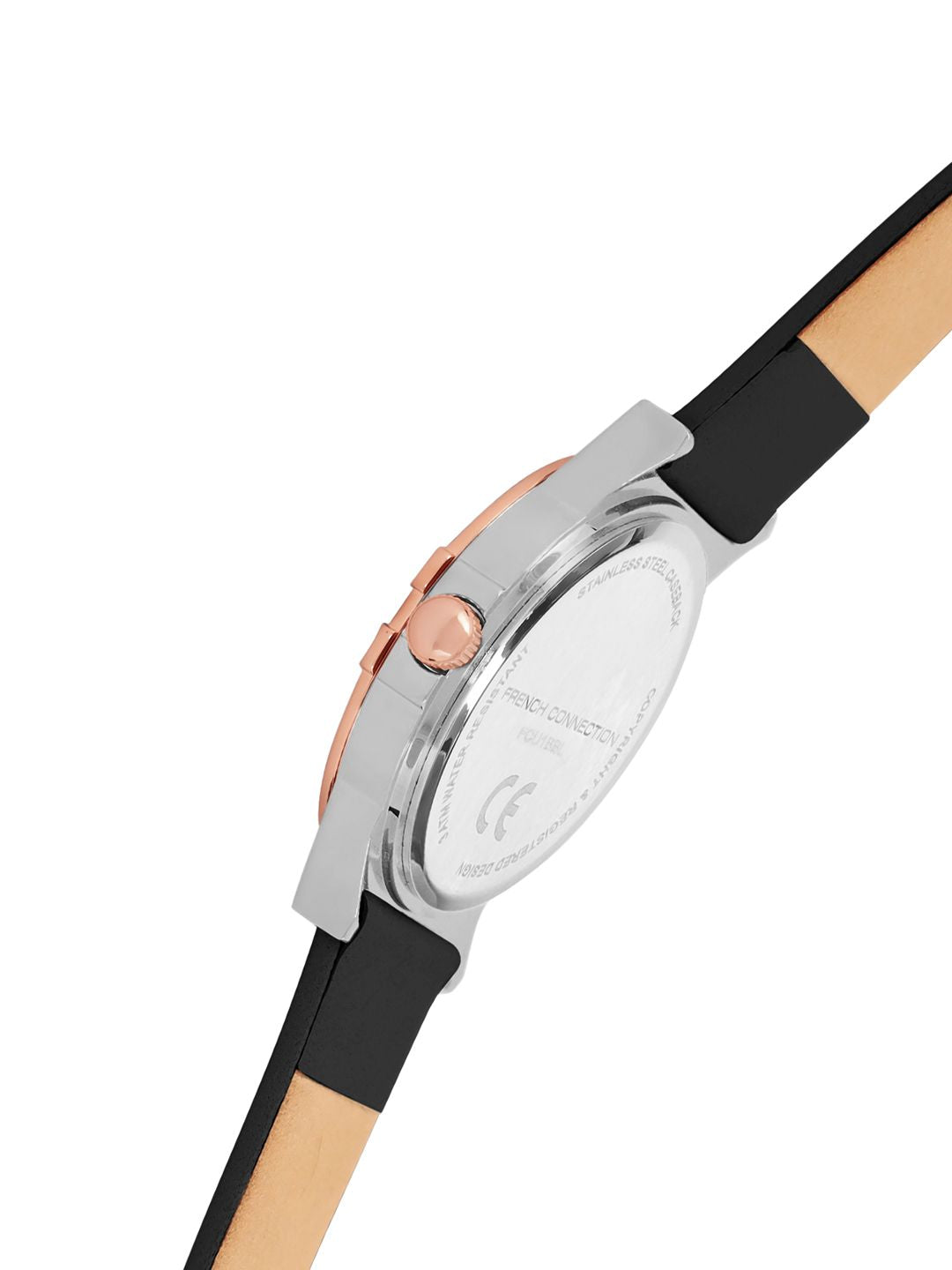 French Connection Women Dial & Leather Straps Analogue Watch FCU1BBL