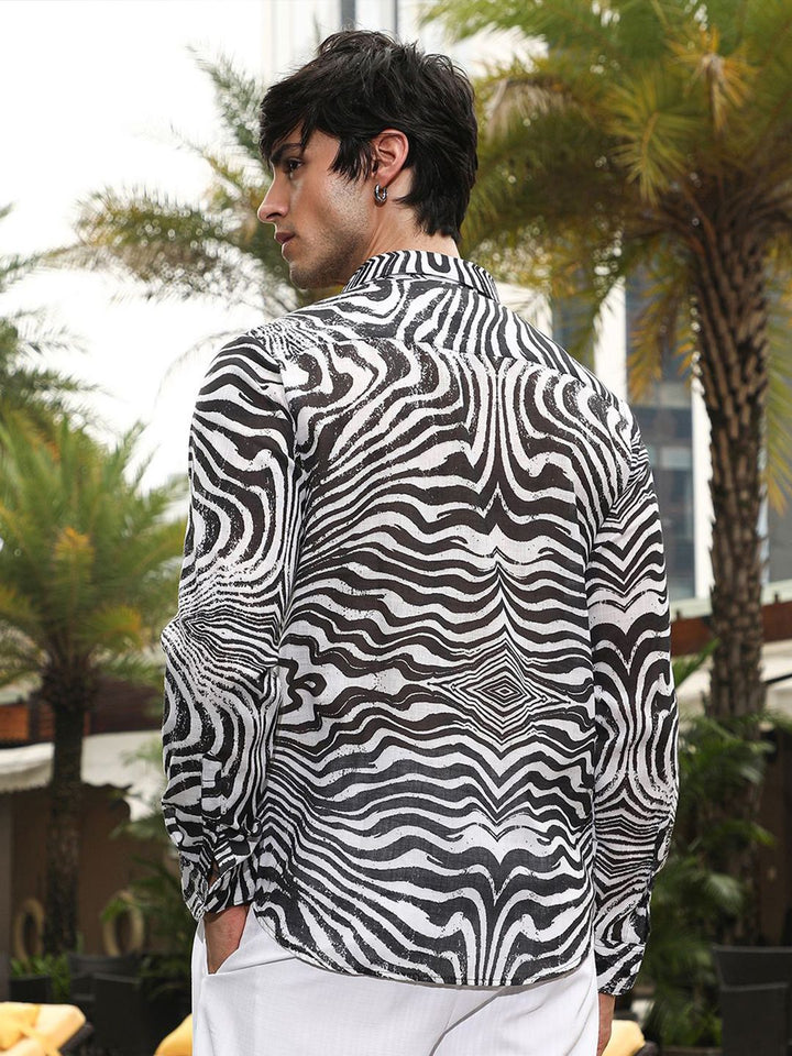 Campus Sutra Men Comfort Printed Casual Shirt