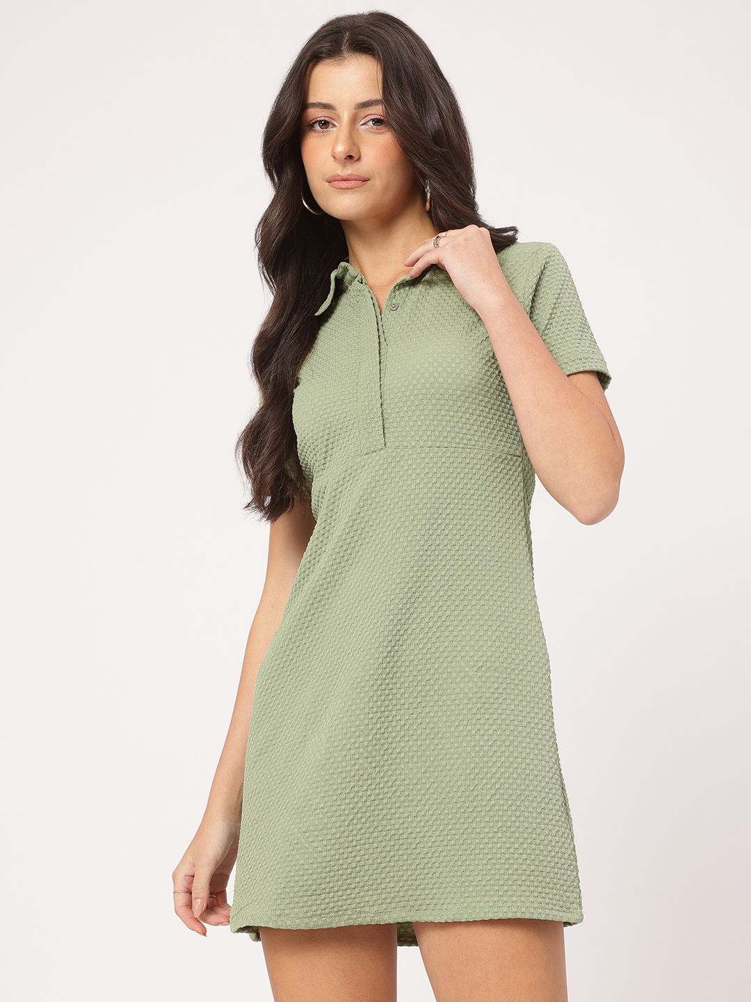 DressBerry Softly Structured Self-Designed Mini T-shirt Dress