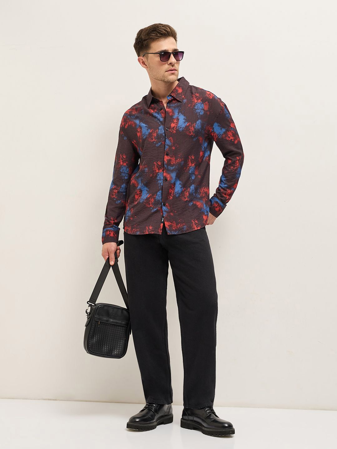 THE BEAR HOUSE Men Opaque Printed Casual Shirt
