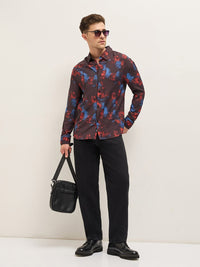 THE BEAR HOUSE Men Opaque Printed Casual Shirt