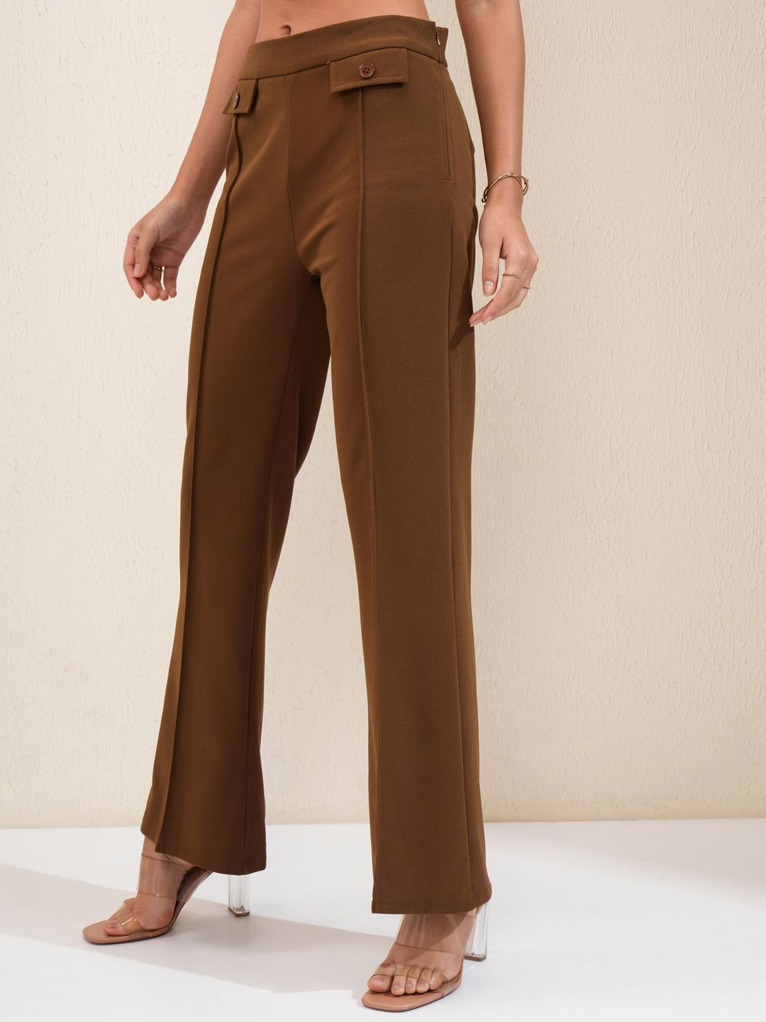Tokyo Talkies Women Flared Trousers