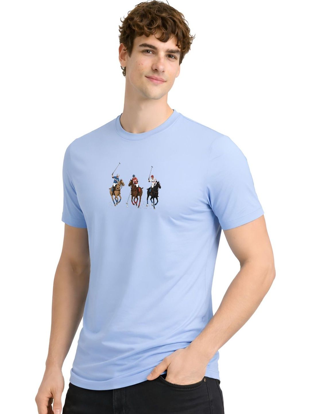 ADRO Men Printed T-shirt