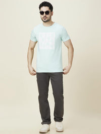 Being Human Men Typography Printed Round Neck Cotton Slim Fit T-shirt