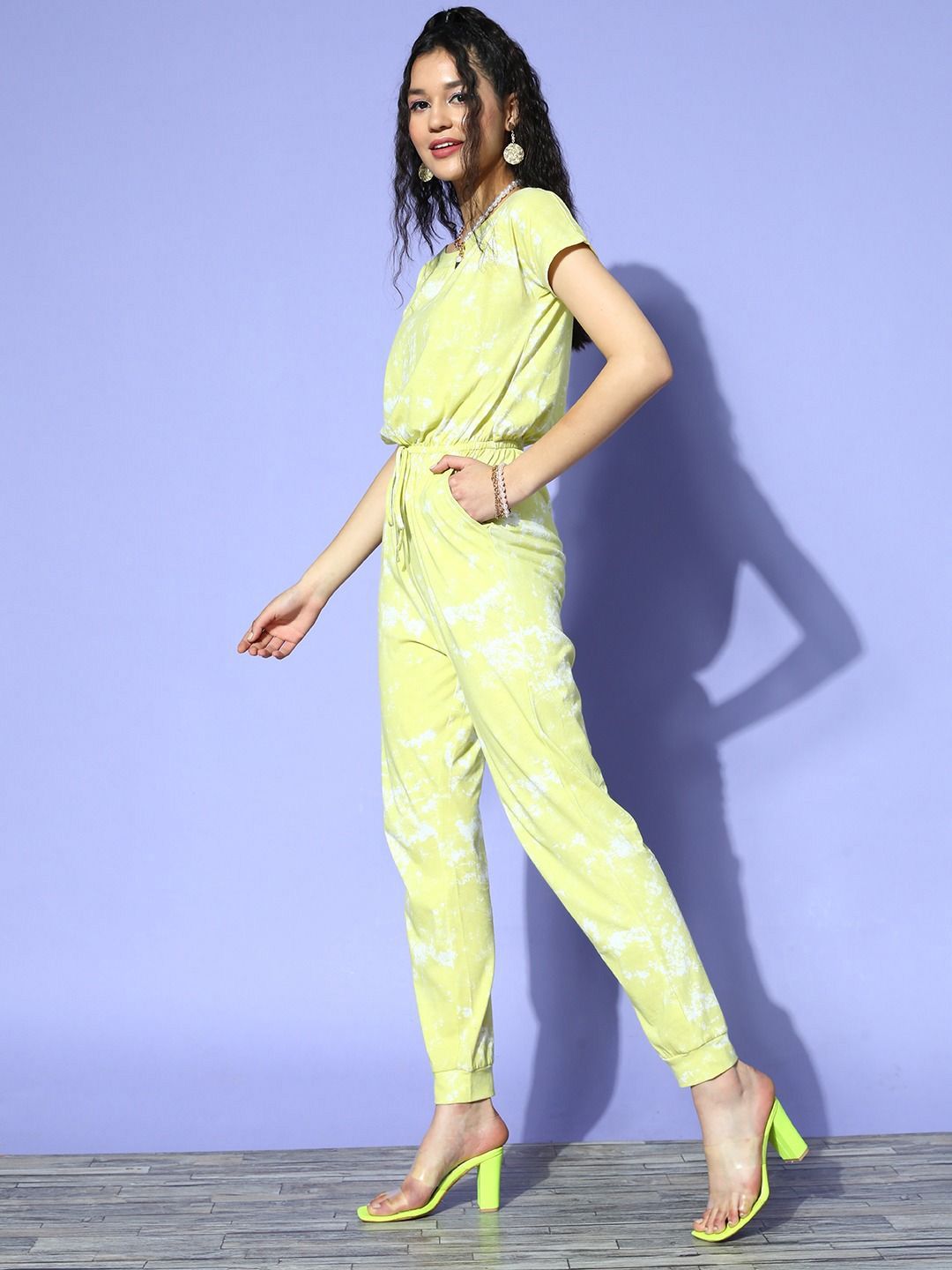 Berrylush Printed Basic Jumpsuit