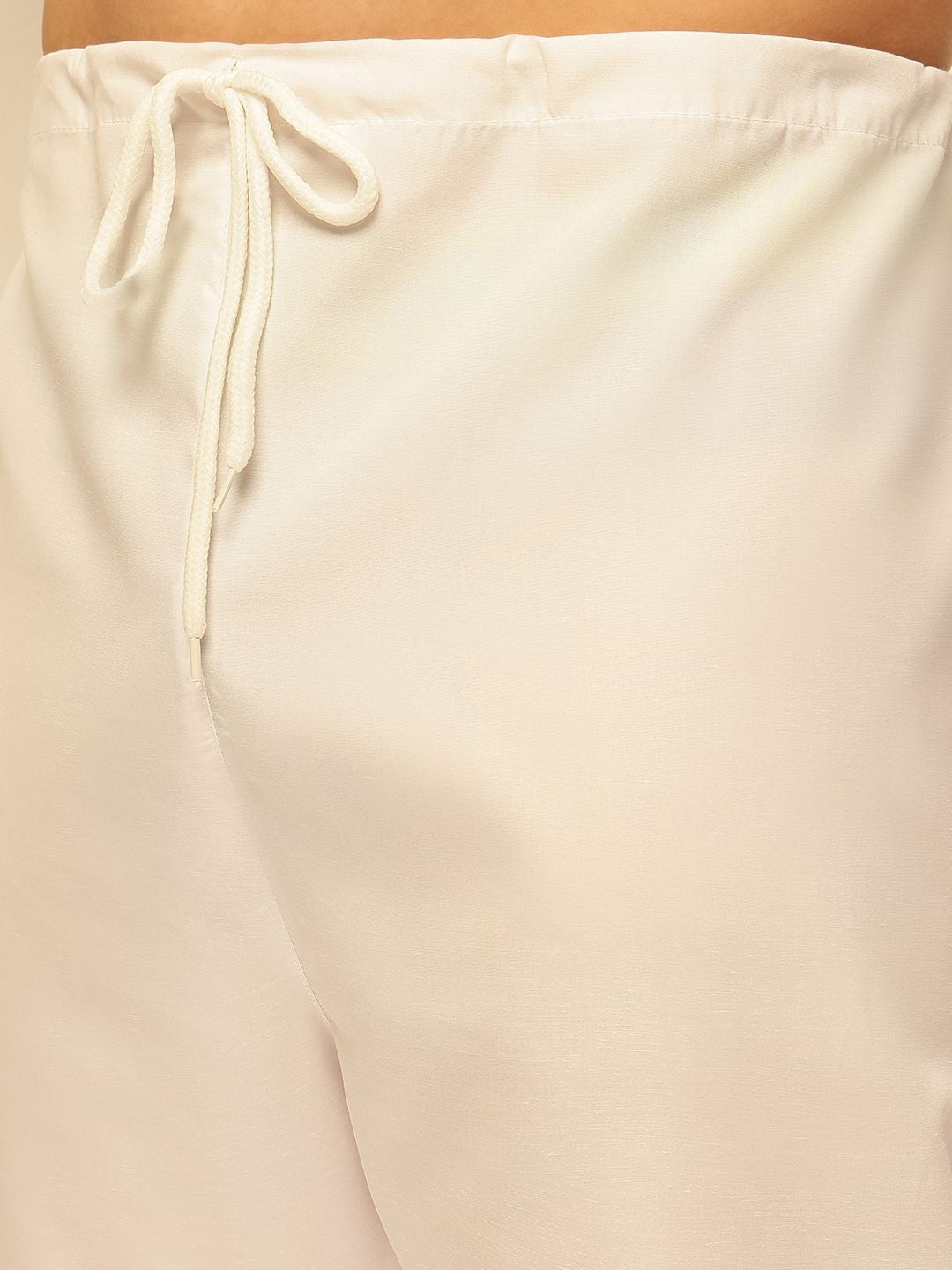 SOJANYA Men Regular Thread Work Kurta with Pyjamas