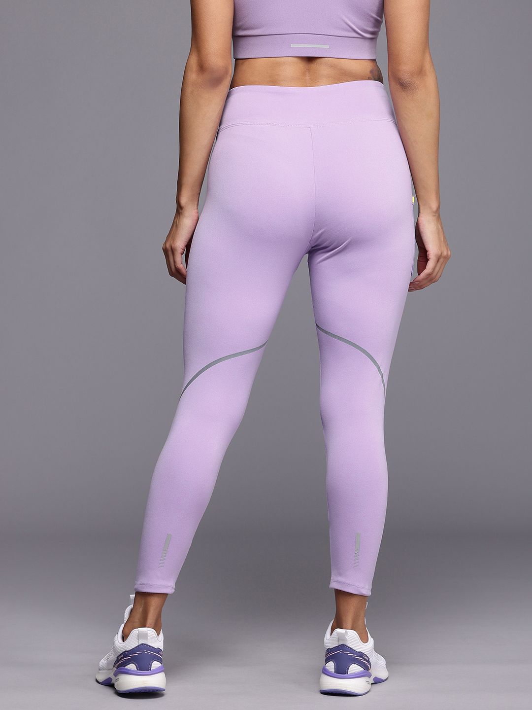 HRX by Hrithik Roshan Women Rapid Dry Anti-Microbial Finish 7/8th Running Tights