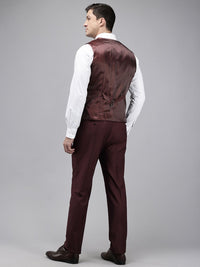 Park Avenue Self Design Single Breasted Super Slim Fit 3 Piece Party Suits