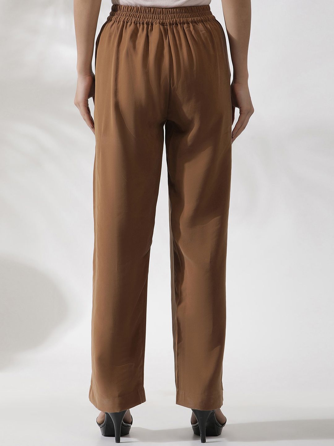 W Women Straight Fit Parallel Trousers