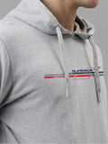 ADRO Men Printed Hooded Sweatshirt