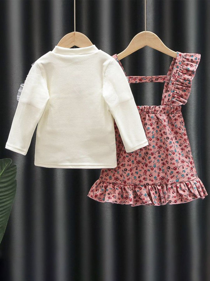 YK Girls Top with Skirt