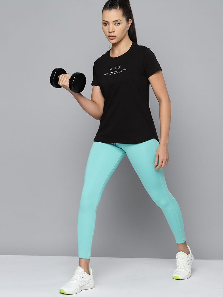 HRX by Hrithik Roshan Brand Logo Rapid-Dry Training T-shirt
