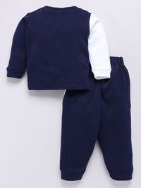 Moms Love Infant Boys Pure Cotton Tom & Jerry Printed T-shirt With Joggers