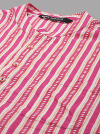 See Designs Men Cotton Striped Kurta