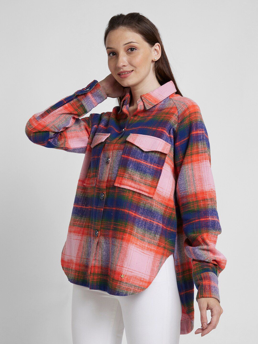 SPYKAR Classic Checked Opaque Regular Fit Cotton Casual Shirt