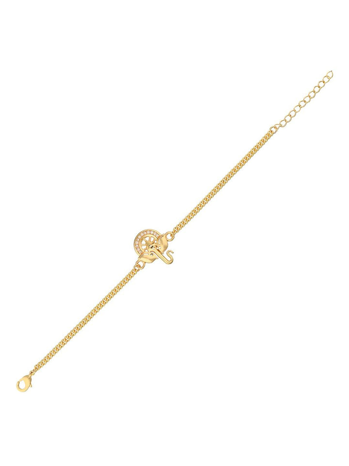 Voylla Gold-Toned Bracelet Style Rakhi