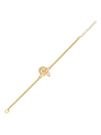 Voylla Gold-Toned Bracelet Style Rakhi