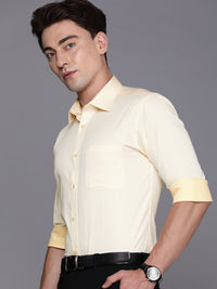 Raymond Textured Slim Fit Pure Cotton Formal Shirt