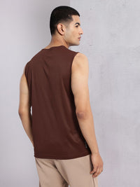 HRX by Hrithik Roshan Sleeveless Typography Printed Rapid-Dry Training T-shirt