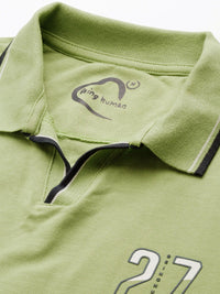 Being Human Polo Collar Pure Cotton T-shirt
