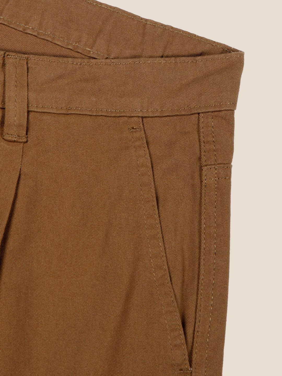 Thomas Scott Men Smart Straight Fit Easy Wash Pure Cotton Trousers