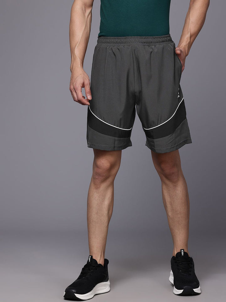HRX by Hrithik Roshan Men Striped Detail Casual Shorts