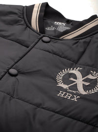 HRX by Hrithik Roshan Brand Logo Print Longline Padded Jacket