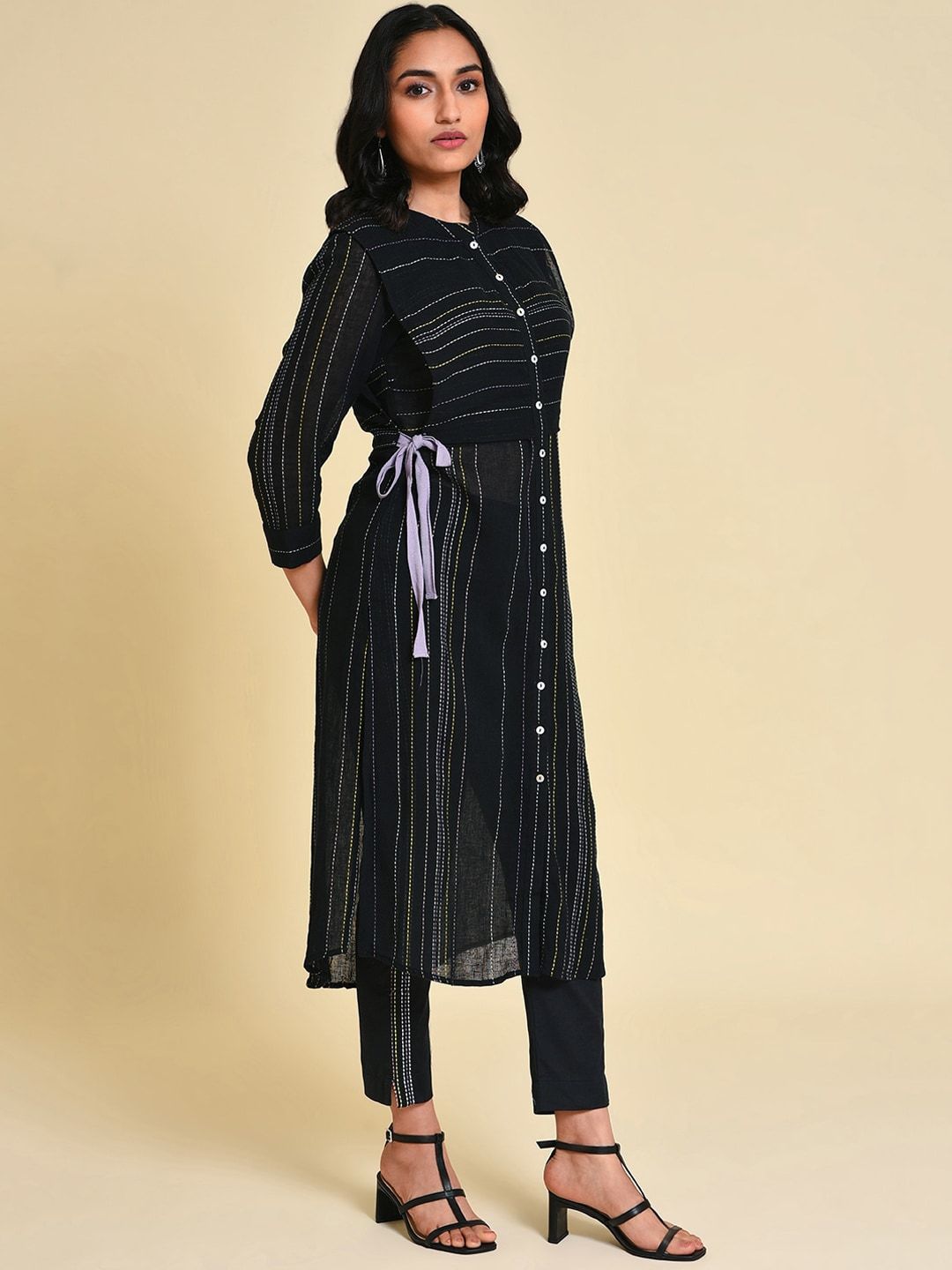 W Straight Cotton Kurta