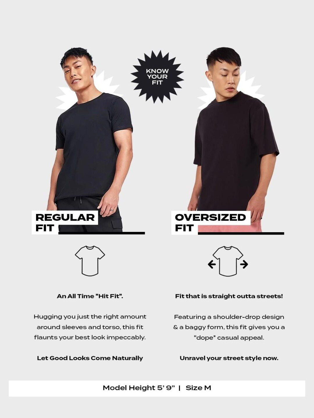 Bewakoof Men Black Printed Pure Cotton Applique Oversized T-shirt
