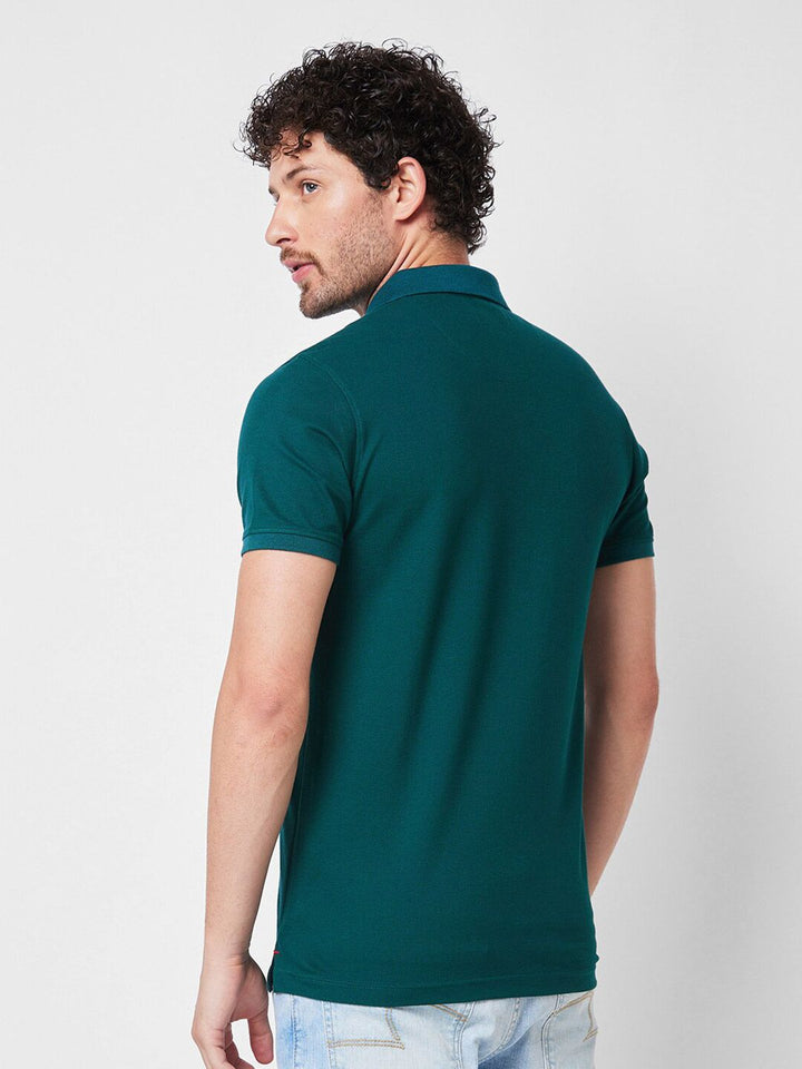 SPYKAR Polo Collar Slim Fit T-shirt