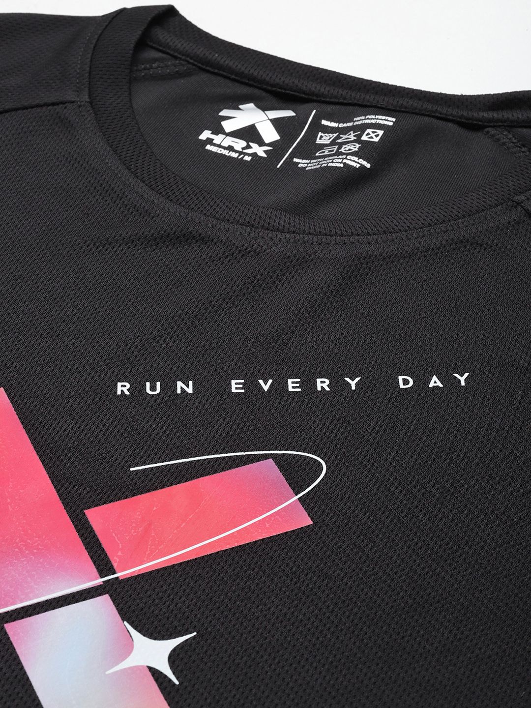 HRX by Hrithik Roshan Rapid-Dry Printed Running T-shirt