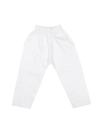 VASTRAMAY Kids Boys Yellow and White Pure Cotton Kurta with Pyjama