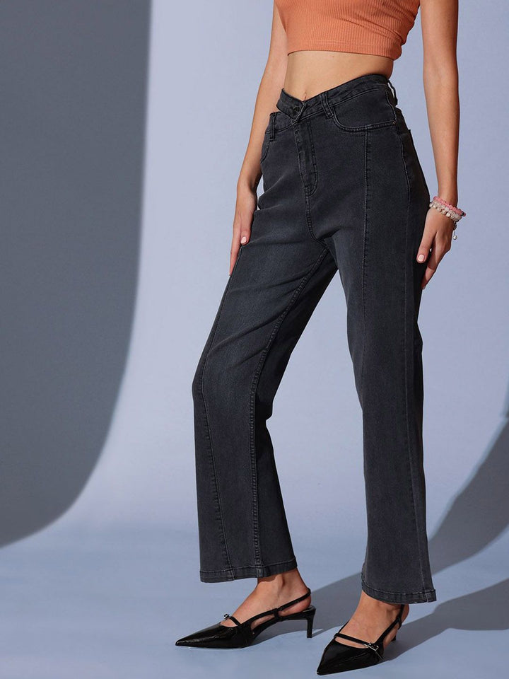 STREET 9 Women Comfort Bootcut High-Rise Jeans