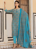Varanga Ethnic Motifs Printed Regular Mirror Work Kurta with Trousers & With Dupatta