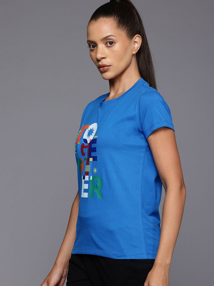 HRX by Hrithik Roshan Women Printed Lifestyle T-shirt