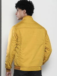 The Indian Garage Co Men Regular Fit Zip-Front Bomber Jacket
