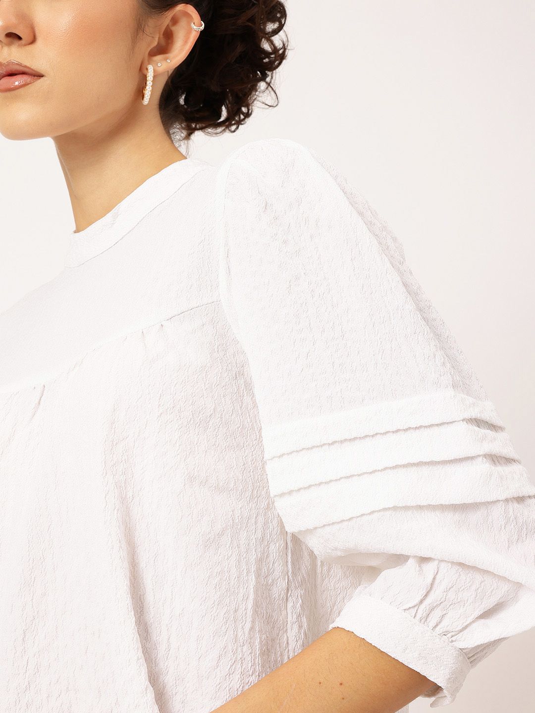 DressBerry Daydream Dames Textured A-Line Top