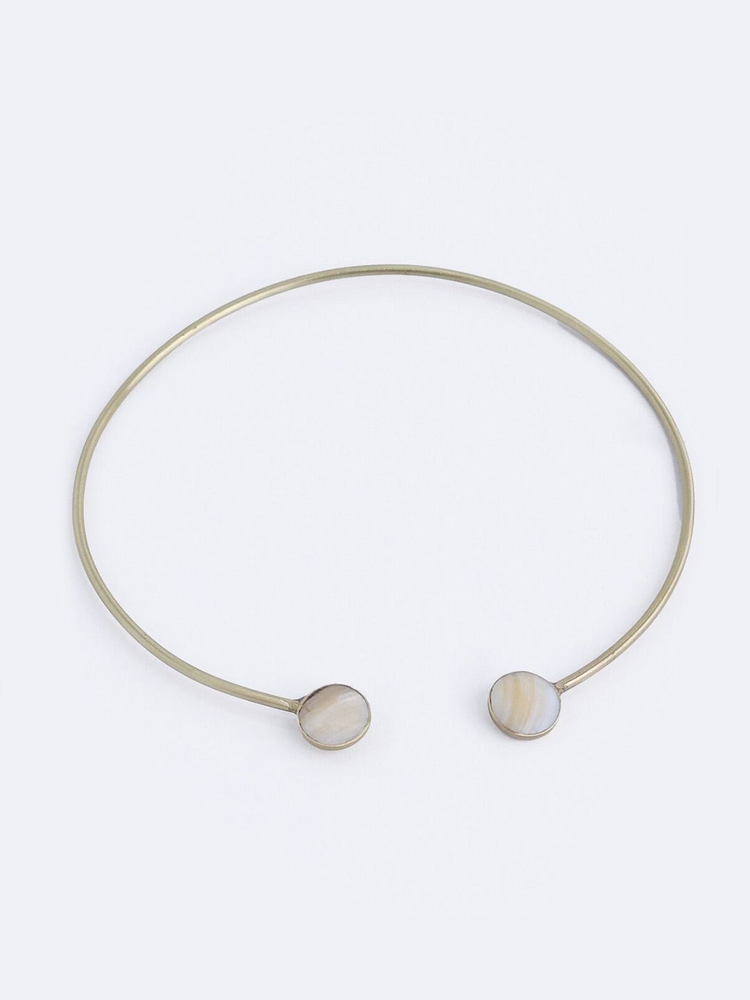 VOGUE PANASH Gold-Plated Mother of Pearl Necklace