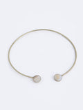VOGUE PANASH Gold-Plated Mother of Pearl Necklace