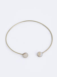 VOGUE PANASH Gold-Plated Mother of Pearl Necklace