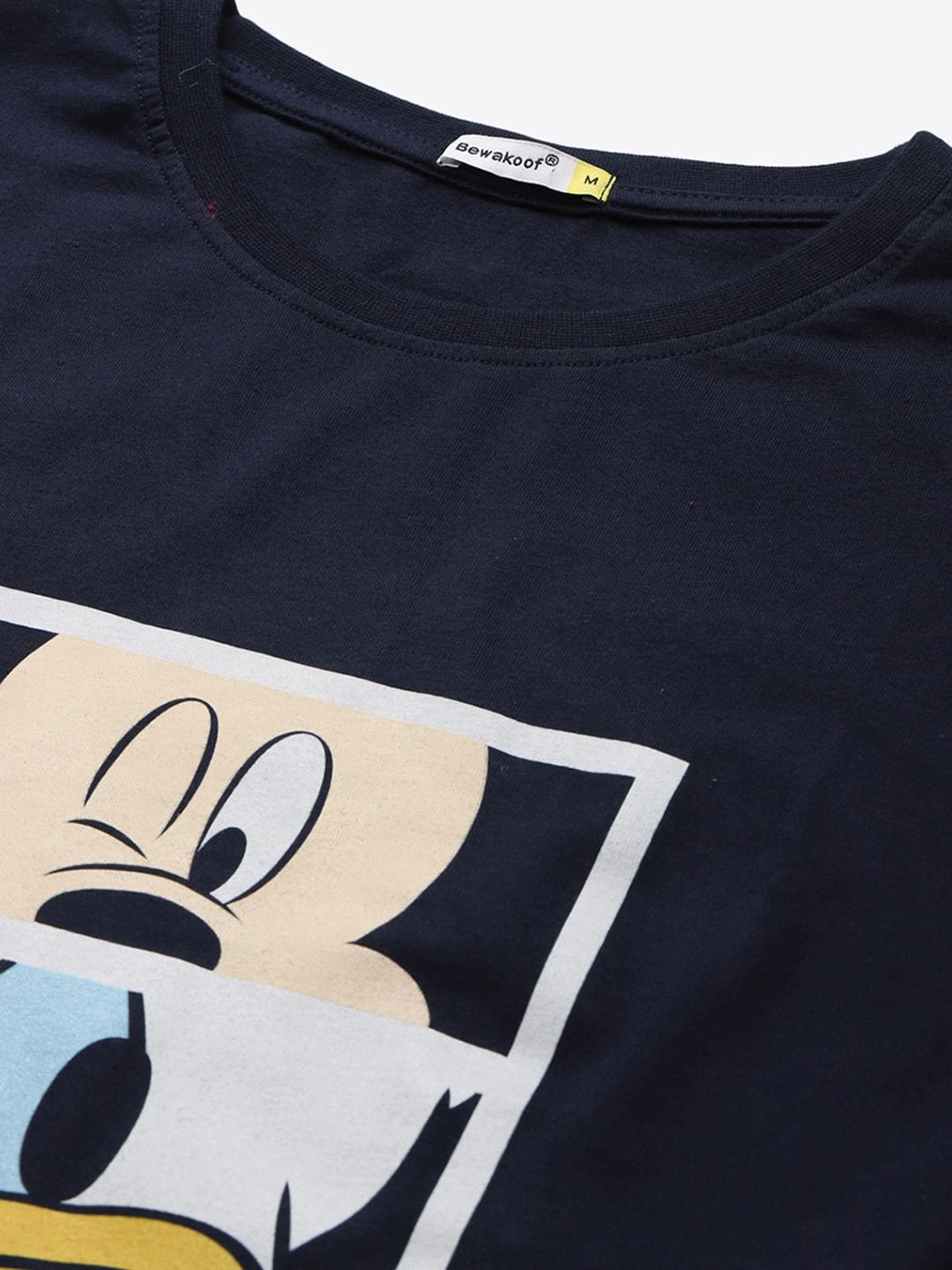 Bewakoof Disney Mickey Trio Call Half Sleeve T-Shirt