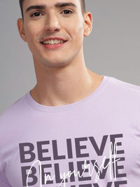 ADRO Men Typography Printed T-shirt