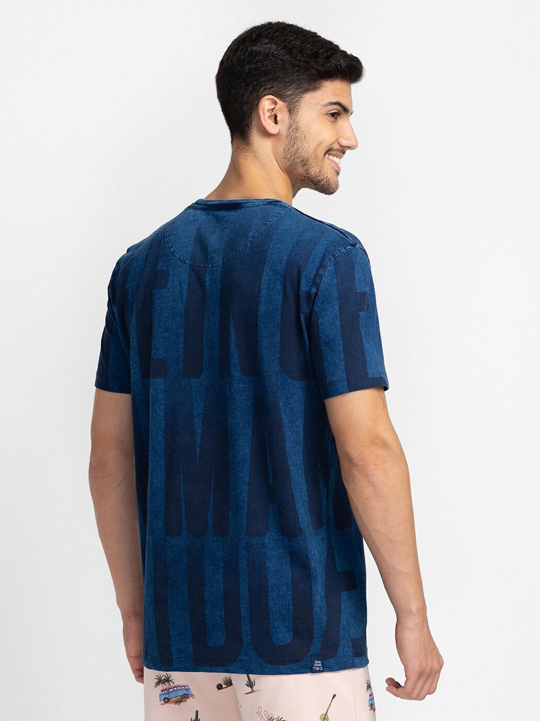 Being Human Typography Printed Cotton T-shirt
