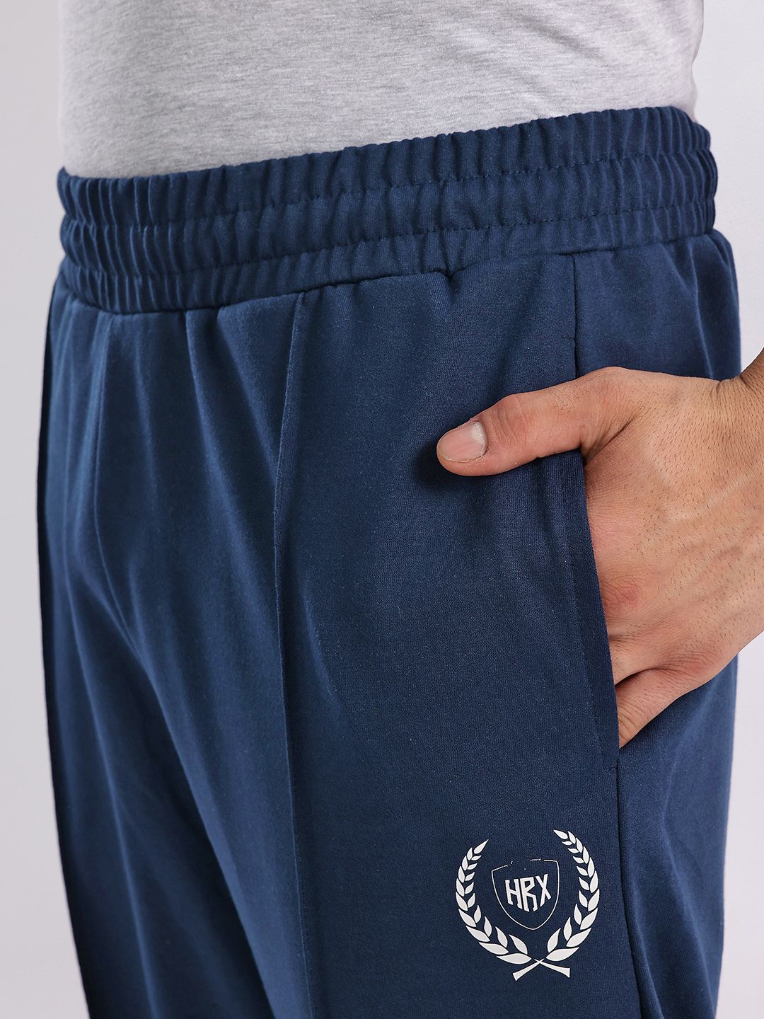 HRX by Hrithik Roshan Men Front Seam Striped Lifestyle Track pants
