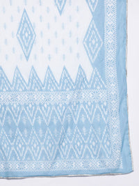 Libas Floral Printed Regular Gotta Patti Pure Cotton Kurta with Salwar & Dupatta