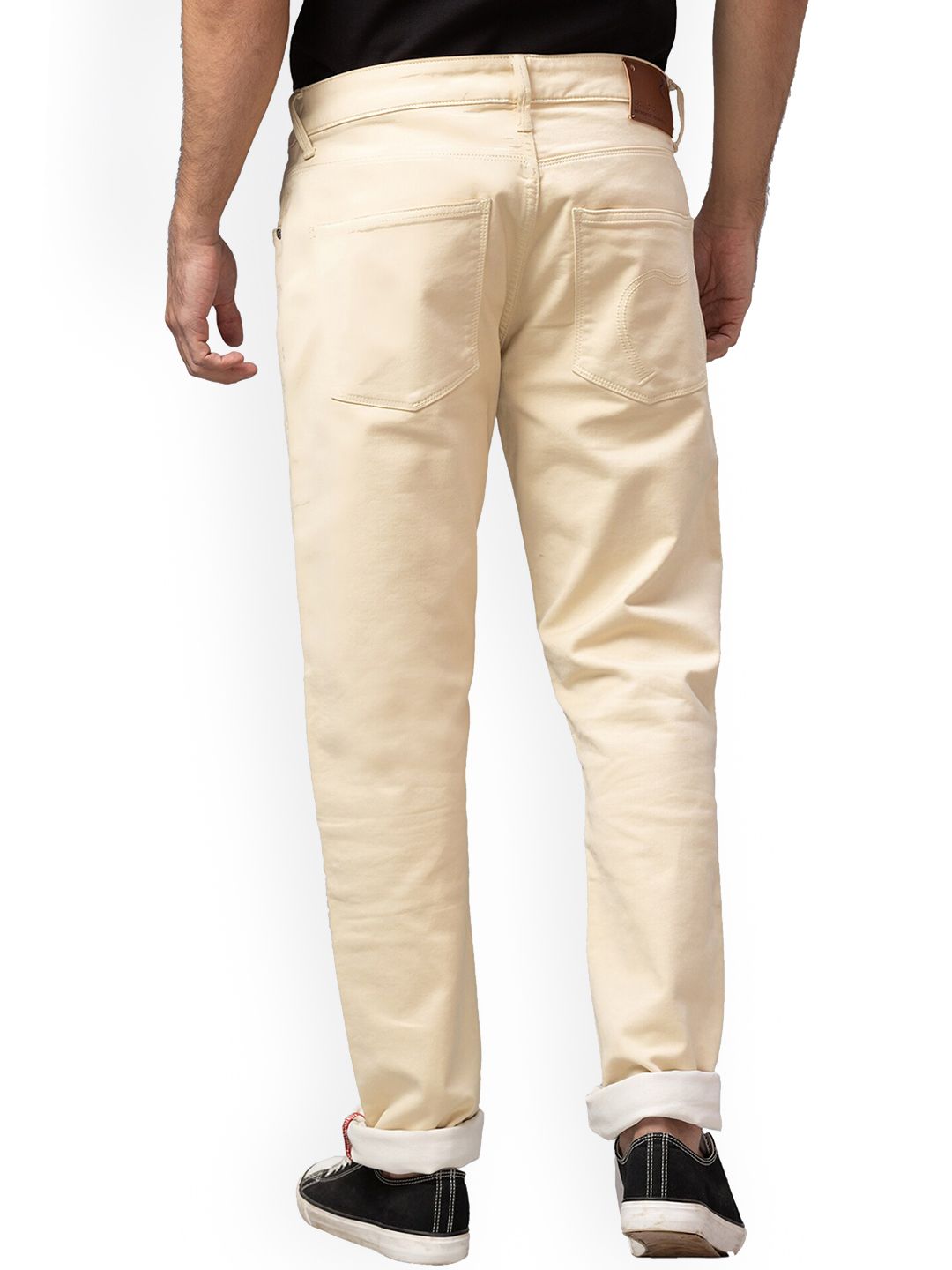Being Human Men Beige Slim Fit Jeans